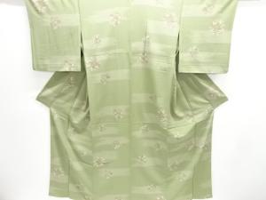 花丸文様単衣小紋着物